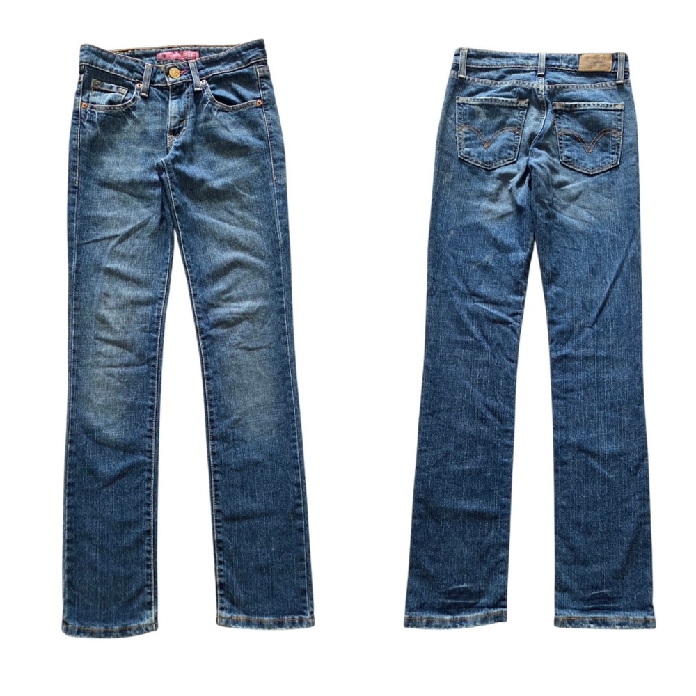 Y2K Levi’s 503 Low-Rise Skinny Jeans Women’s 0 XS Blue VTG Stretchy Denim 2000’s